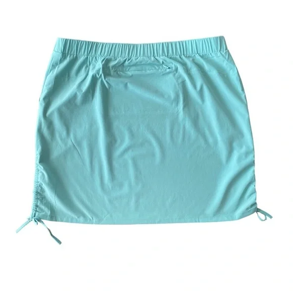 NWT Chico’s Zenergy ruched light green skirt, size 14 - Picture 6 of 6